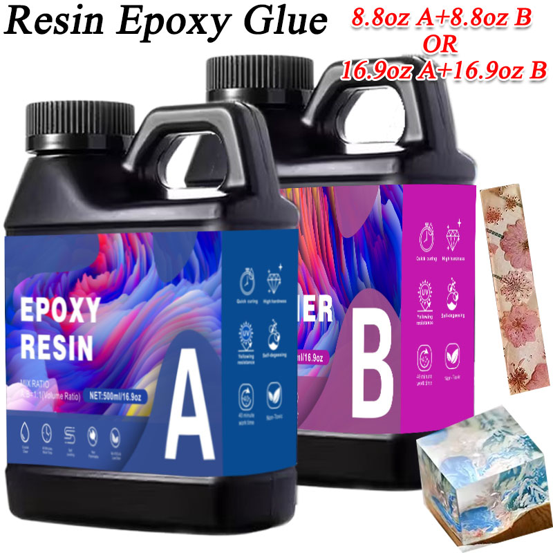 Resin Art Epoxy - 17,6 унции/33,8 унции AB смола эпоксидный