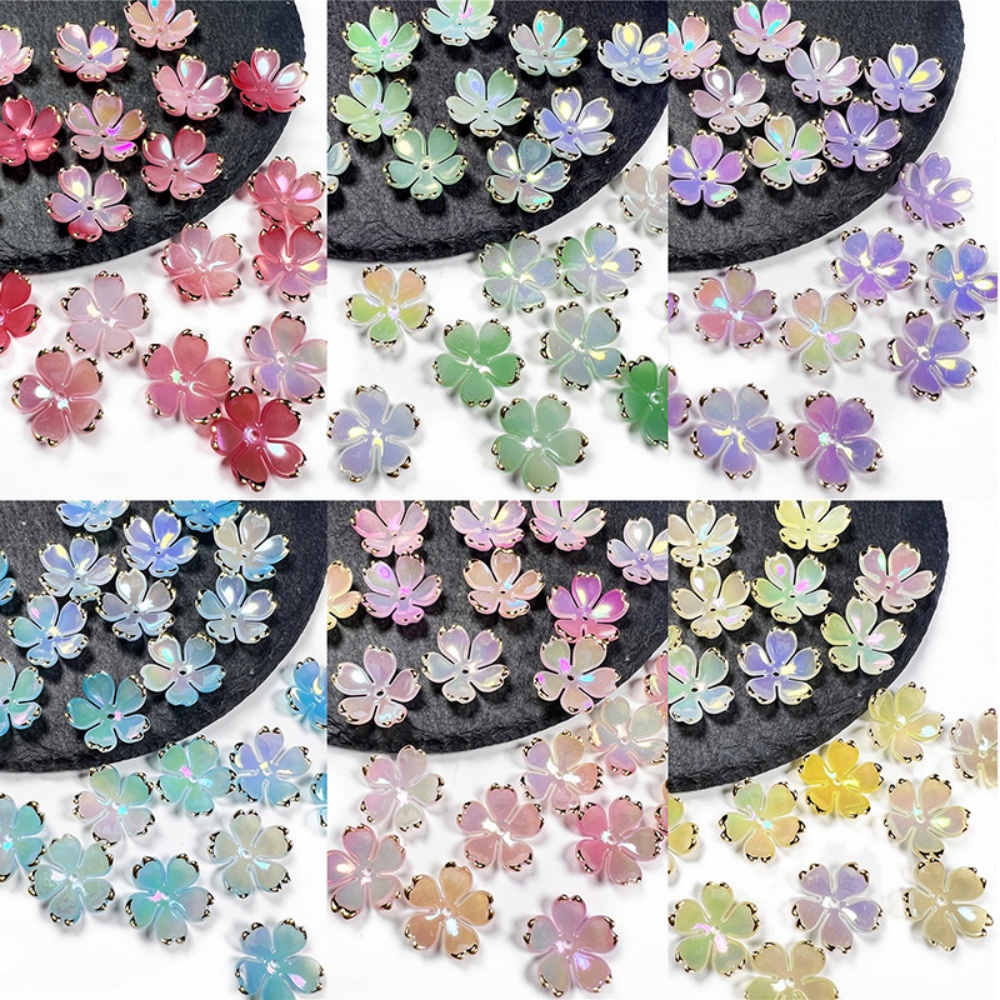 Resin Art Love - 50 шт./лот, 19 мм, акриловые бусины