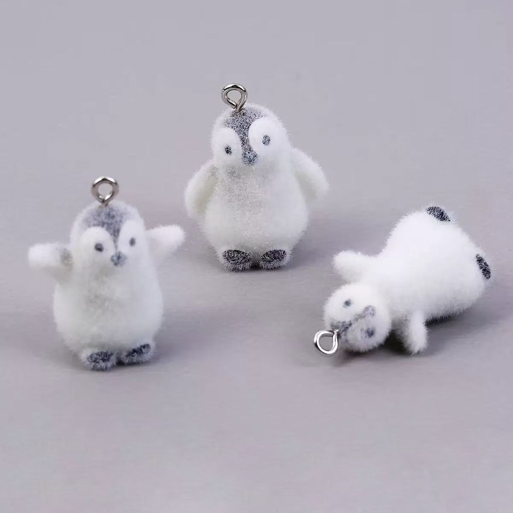 Resin Art Love - 5 шт. флокированные маленькие подвески в