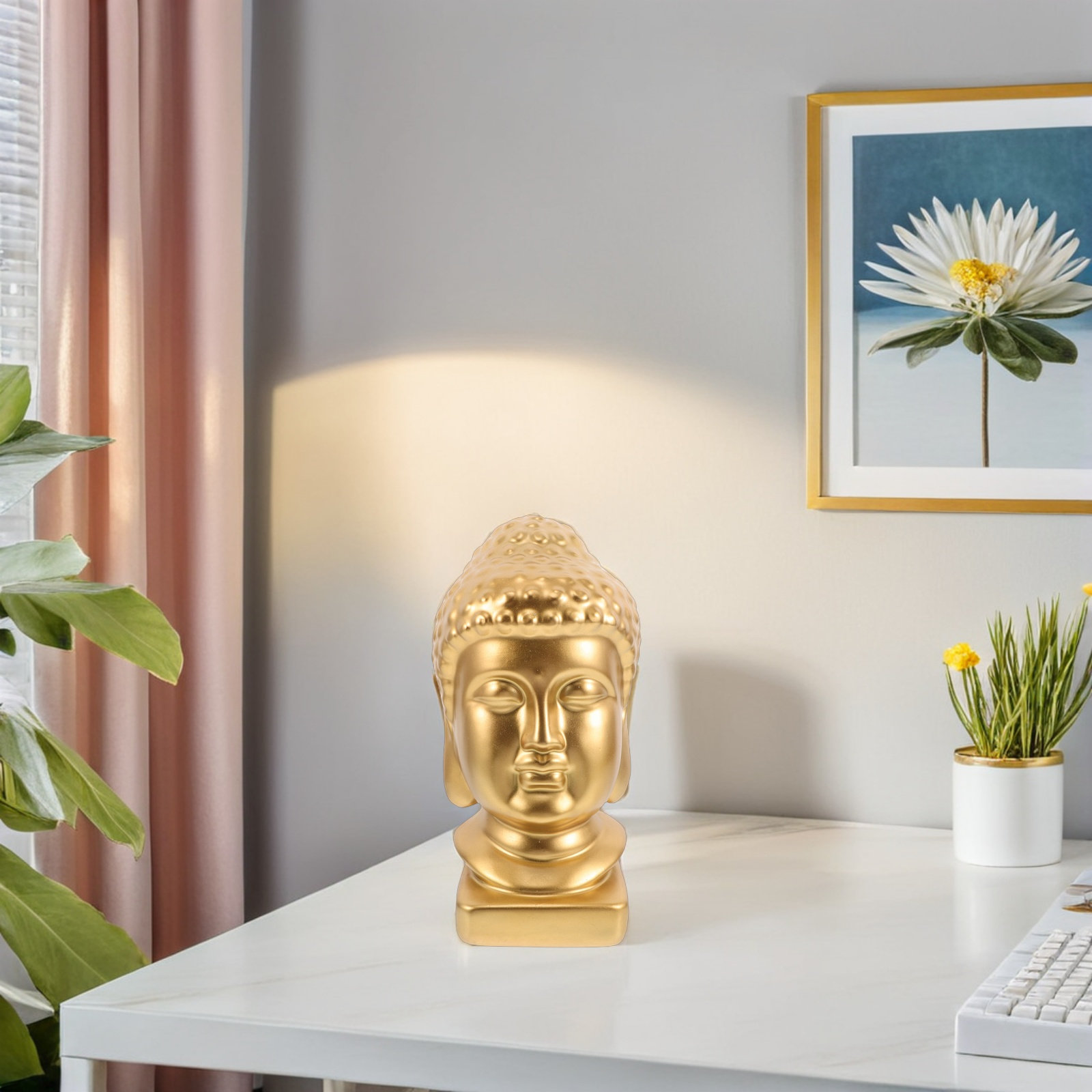 Статуэтка головы Будды из смол – обзор и цена Resin Art Decor