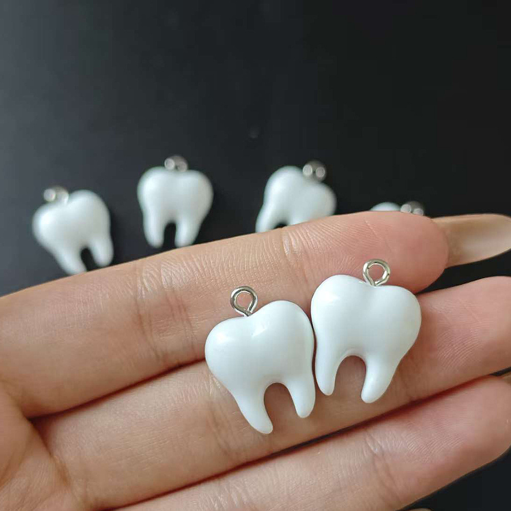 10 шт. милых белых подвесок в  – обзор и цена Resin Art Love