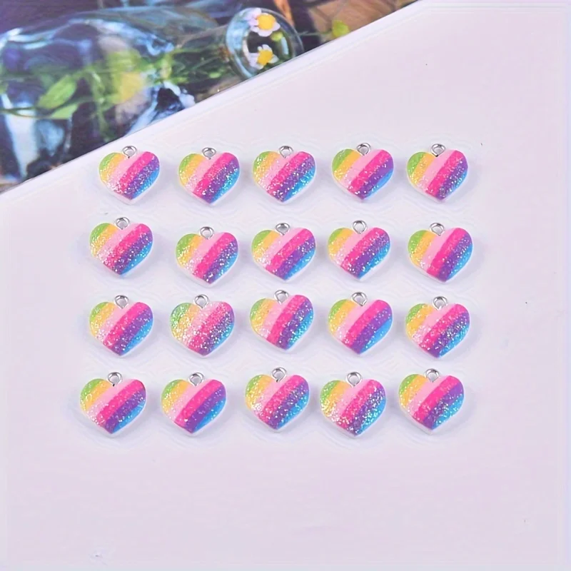 10 шт. разноцветных подвесок в – обзор и цена Resin Art Love