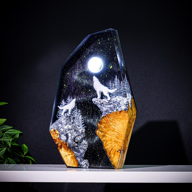Ночник-фигурка из смолы «Приро – обзор и цена Resin Art Decor