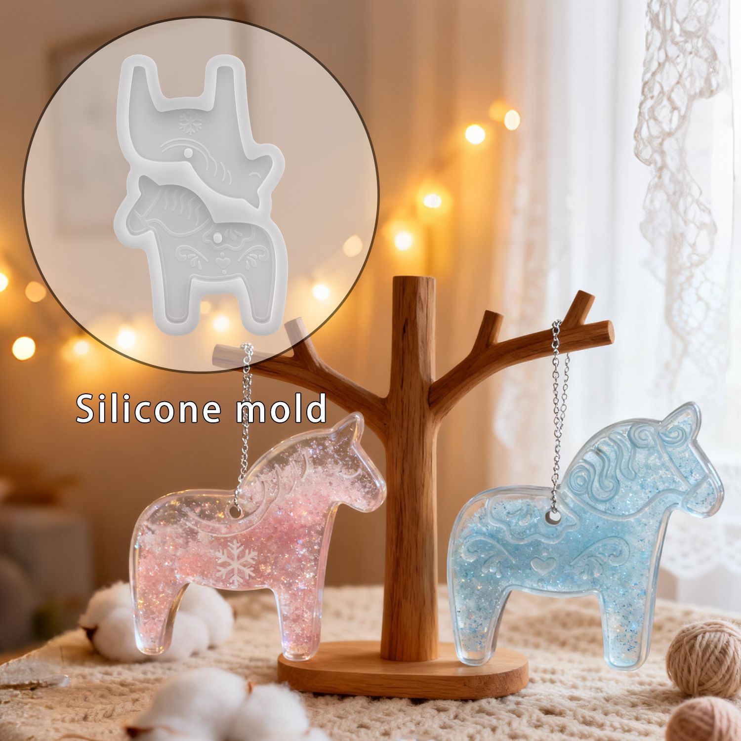 Силиконовые формы Dala Horse д – обзор и цена Resin Art Epoxy