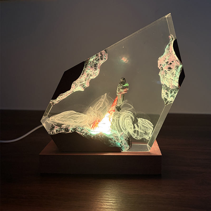 Фигурка-ночник в стиле научно- – обзор и цена Resin Art Decor